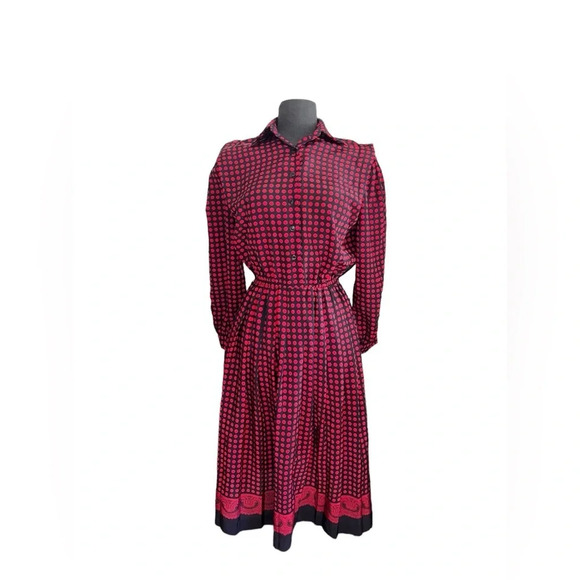 Vintage 70s Schrader Sport Dress Size 8 - Picture 1 of 6